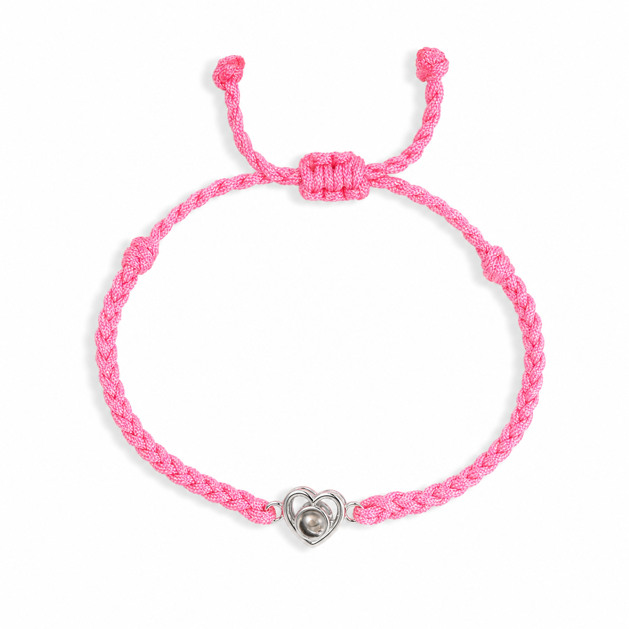 Personalizowana bransoletka ze zdjęciem Serce Lovetta